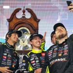 Brandon Jones celebrates Martinsville win as Gibbs, Mayer fight - The Checkered Flag